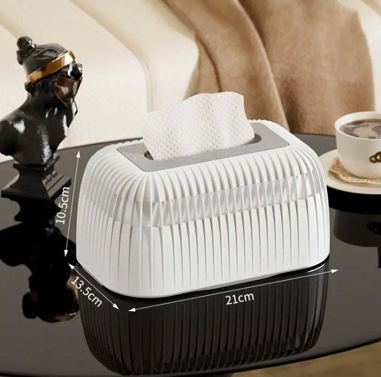 New Simple Plastic Tissue Box, Living Room Tissue Storage Box, Modern Square Shape Tissue Box New Simple Plastic Tissue Box, Living Room Tissue Storage Box, Modern Square Shape Tissue Box